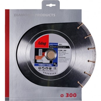 Алмазный отрезной диск FUBAG BZ-I D300