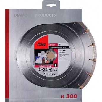 Алмазный отрезной диск FUBAG GR-I D300