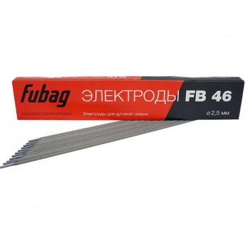 Электрод сварочный FUBAG с рутилово-целлюлозным покрытием FB 46 D2.5 мм (пачка 0.9 кг)