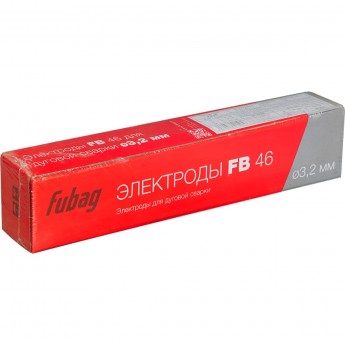 Электрод сварочный с рутилово-целлюлозным покрытием FUBAG FB 46 3.2 мм, пачка 5 кг
