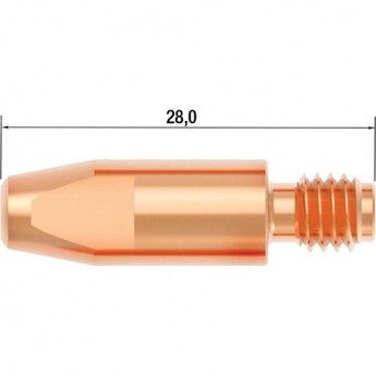Контактный наконечник FUBAG M6х28 мм CuCrZr D=0.9 мм