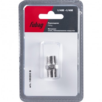 Переходник FUBAG 1/4"M на 1/4"М_блистер 1 шт