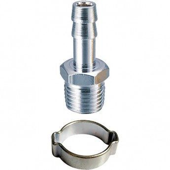 Переходник FUBAG 1/4"M на елочку 6мм с обжимным кольцом 6x11мм