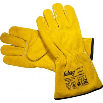 Сварочные краги FUBAG на подкладке с кевларовой нитью желтые FWGK 9Y